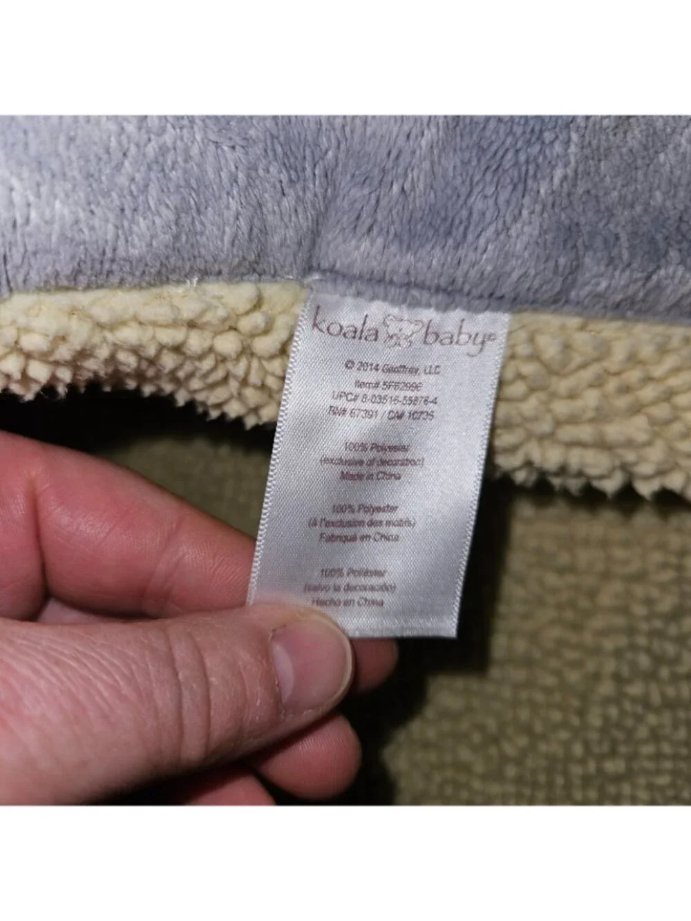 Koala Baby Blanket Gray Aqua Blue Yellow Elephant Bird Tree Clouds Fleece 2014